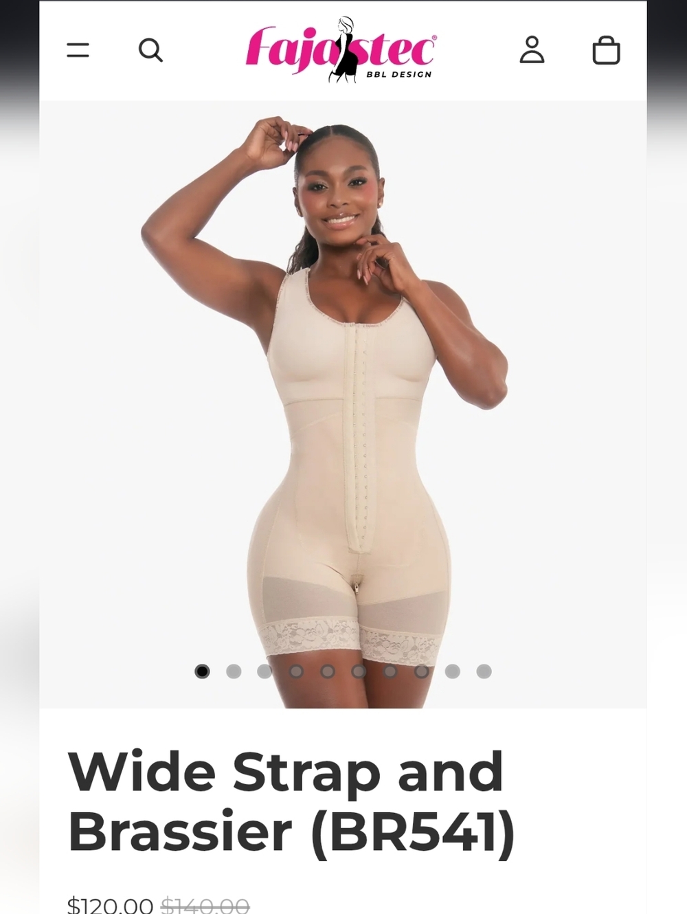 FAJASTEC BBL / Lipo Post Op Faja With Built In Bra